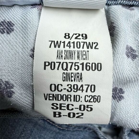 Lucky Brand Ava Skinny Jeans Women's Size 8 Blue Denim Medium Wash - Picture 9 of 11